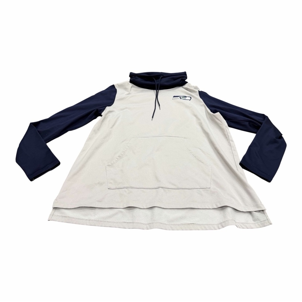 NFL Under Armour Women’s Long Sleeve Sweatshirt Shirt Seahawks Size XL Blue Gray